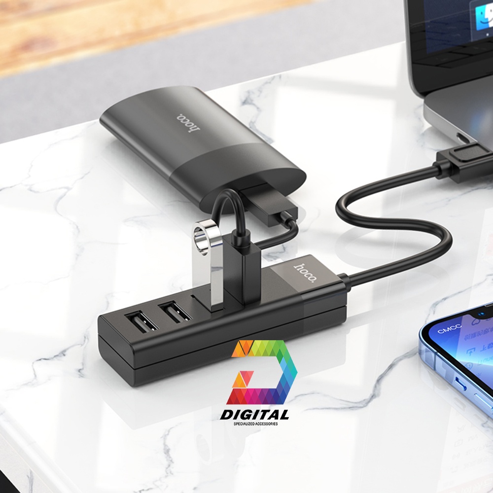 Hub Chia Cổng USB 2.0 &amp; USB 3.0 Hoco HB25 Chính Hãng