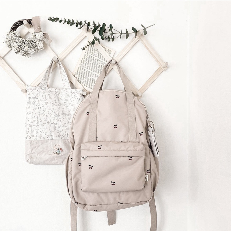 Ba Lô Đi Học Phong Cách Vintage Cho Bé