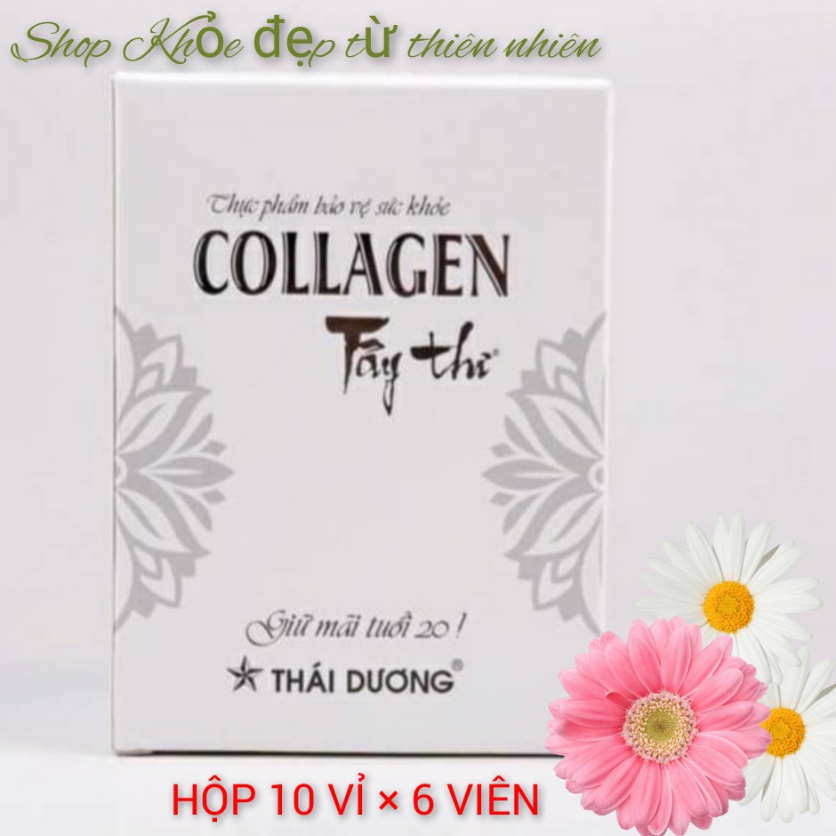 Viên Collagen Tây Thi - Viên Uống Trắng Đẹp Da, Mờ Nám, Tàn Nhang, Giữ Gìn Tuổi Thanh Xuân, Hộp 10 vỉ *6 viên