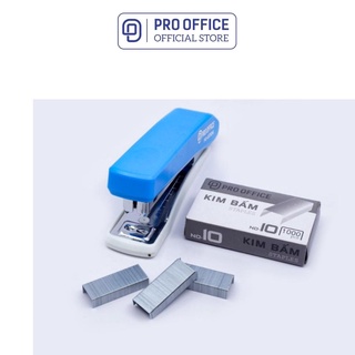 Bấm Kim, Dập Ghim PRO OFFICE Thiết Kế Nhỏ Gọn, Chắc Chắn, Đàn Hồi Tốt Size 10 ST104