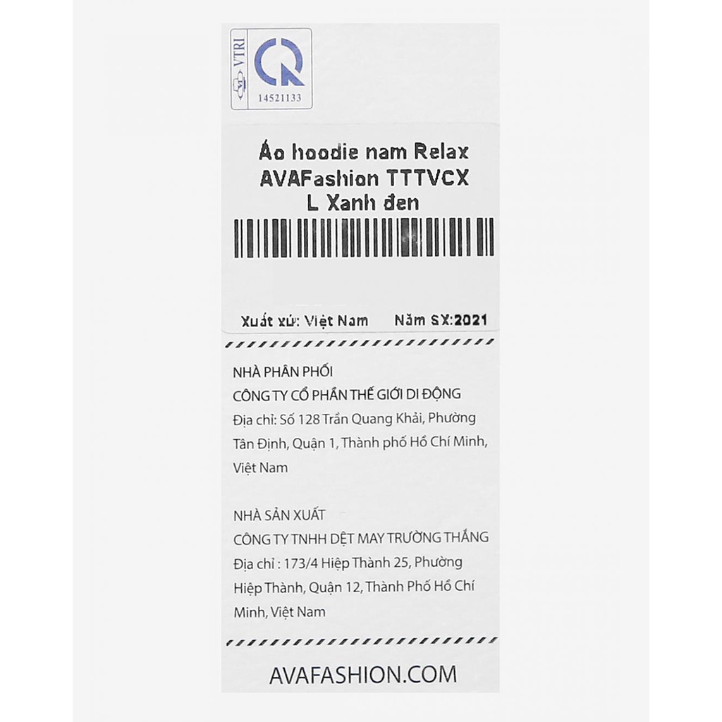 Áo hoodie nam Relax AVAFashion TTTVCX