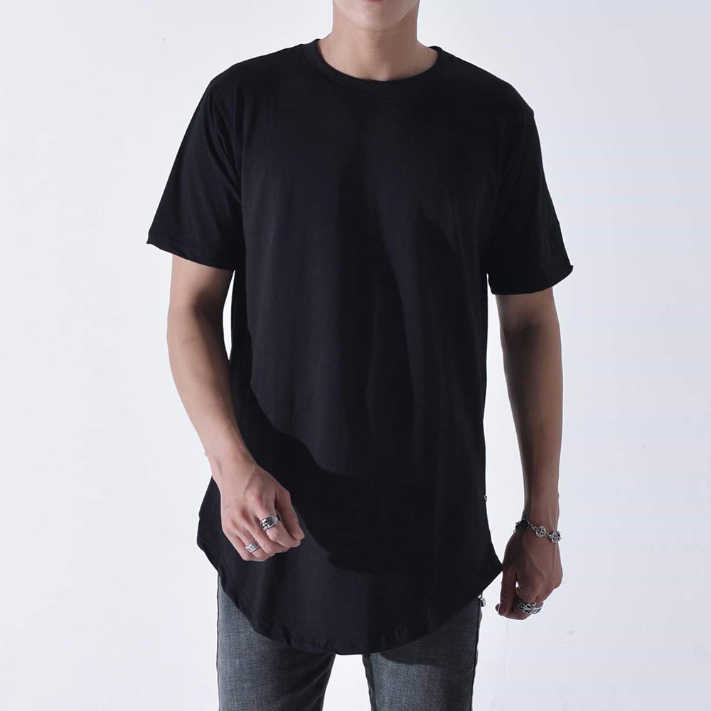 Áo layer tà bầu unisex - longtee basic đen / trắng - áo thun over thời trang nam nữ teen tee