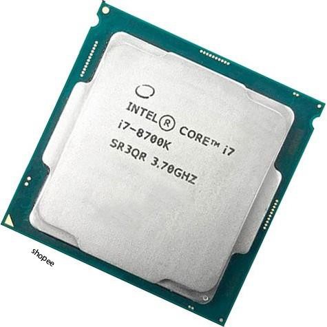 Bộ vi xử lý / CPU Intel Core i7-8700K (3.7GHz turbo up to 4.7Ghz, 6 nhân 12 luồng, 12MB Cache, 95W)