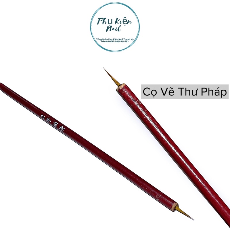 Cọ vẽ nail, cọ thư pháp [Thanh Vy nail]