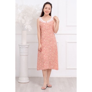 Váy lanh việt thắng phối ren