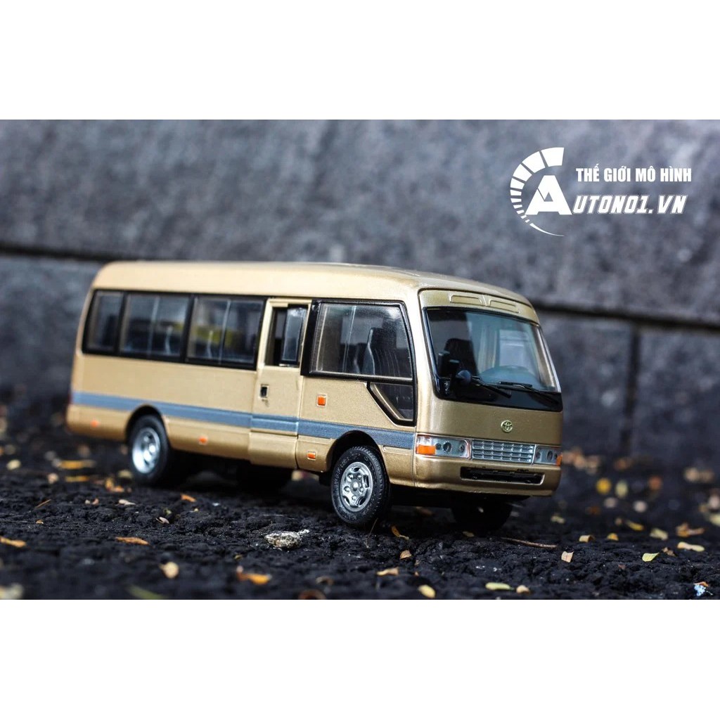 XE MÔ HÌNH TOYOTA COASTER BUS 1:32 SHENG HUI 1649