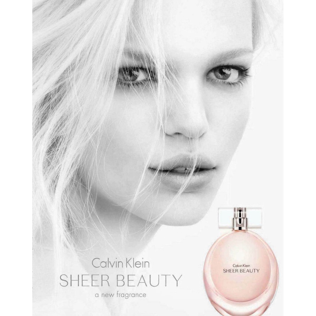 Nước hoa nữ cao cấp authentic Calvin Klein CK Sheer Beauty eau de toilette EDT 50ml (Mỹ)