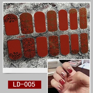 Miếng dán móng tay Silicon - Nail Wraps (14 miếng dán khô)