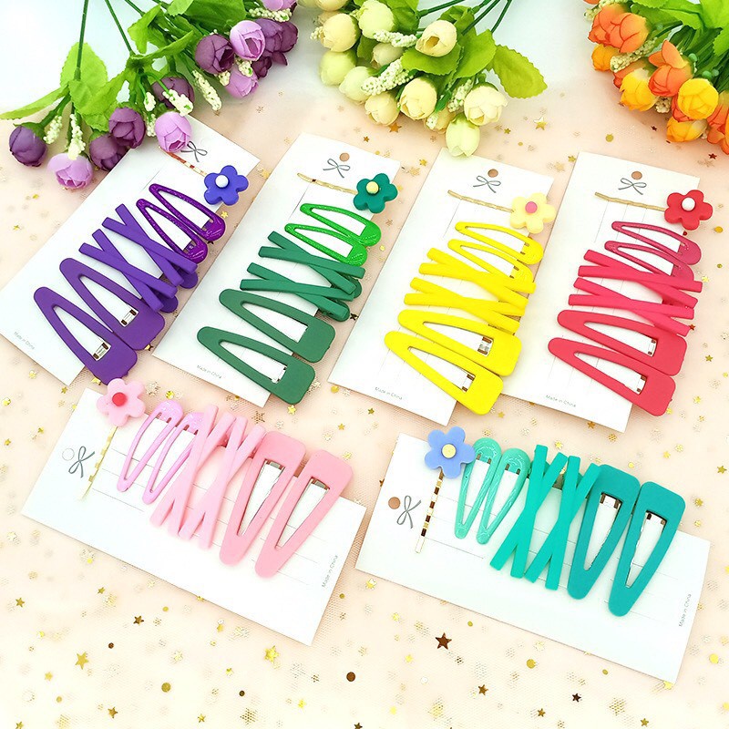 Set Kẹp Tóc 7 Món Siêu Xinh hàng mới (GIAO MÀU NGẪU NHIÊN)