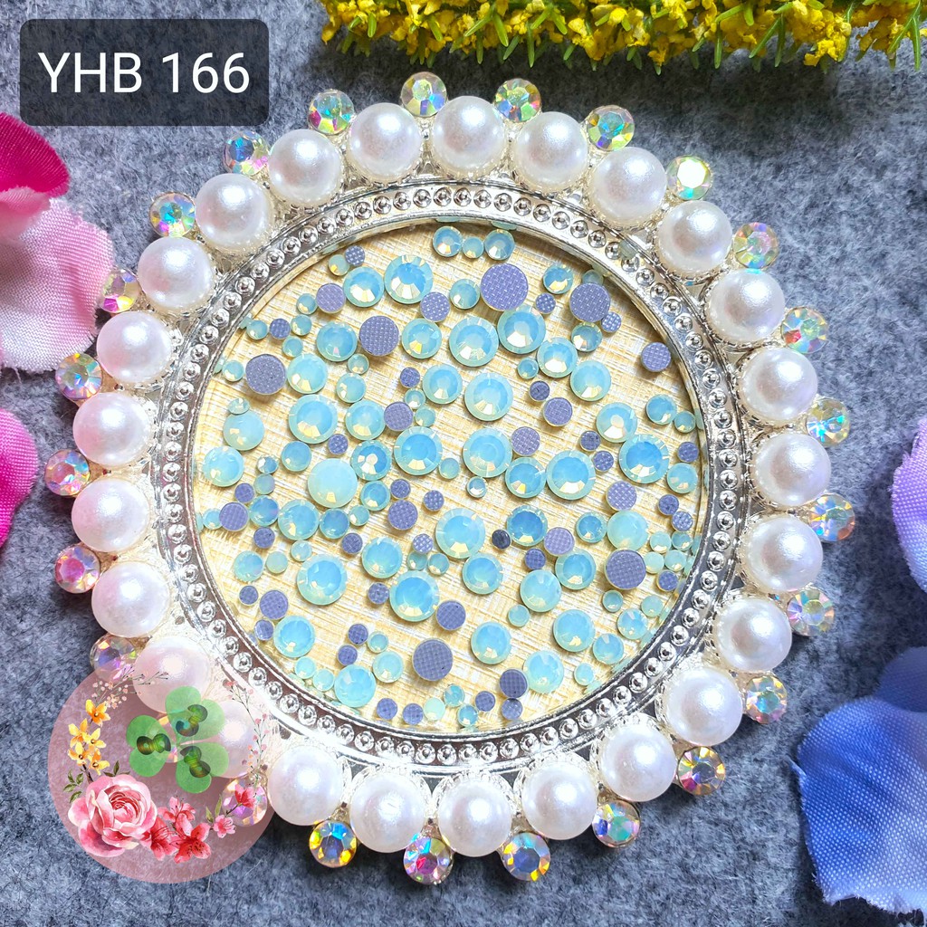 Mã YHB 166 . Đá YHB đính trang trí móng siêu lấp lánh. Hàng chuẩn loại A.