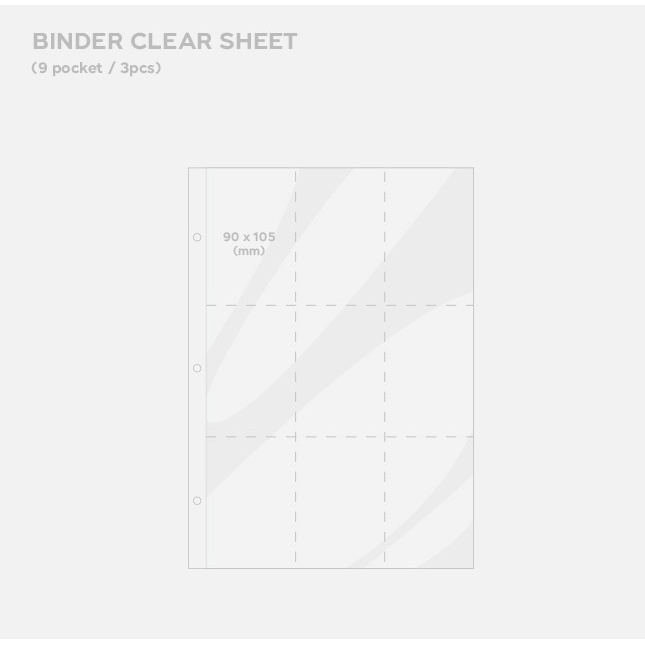 Bộ đồ chơi nhóm nhạc NCT BINDER INDEX