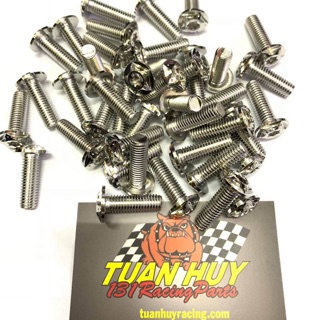 Ốc 8 ly 25 ốc đĩa yamaha , ốc đĩa  m8*25 , ốc inox 304 salaza chuẩn , thông dụng cả bát heo honda