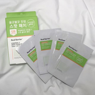 Miếng Dán Mụn Real Barrier Control-T Spot Clear Patch (Xanh Lá)