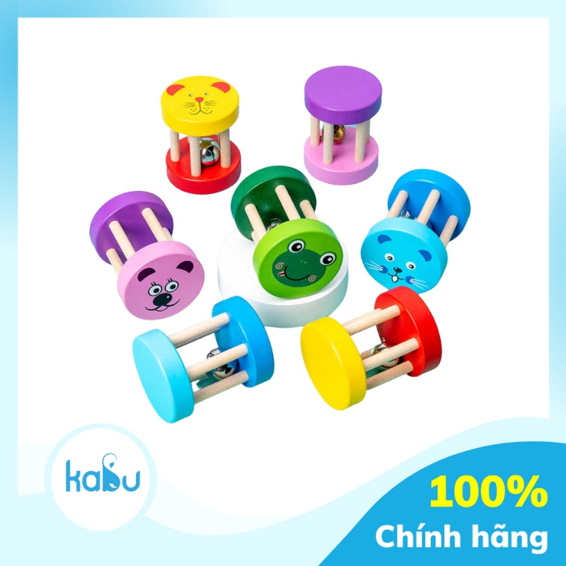 KABU- Xúc Xắc Lồng Gỗ Phát Triển Giác Quan Cho Bé Sơ Sinh