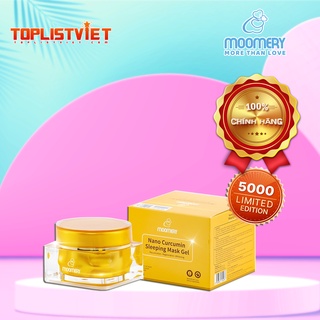[Mã NHAP35NHE giảm 35K đơn 350K] Gel Mặt Nạ Ngủ Nghệ Nano Curcumin Moomery Mới - Giảm nám sạm tàn nhang cho da nhạy cảm