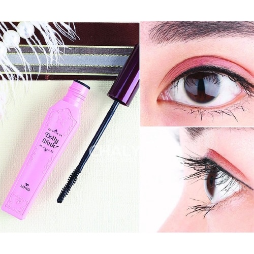 Mascara Dolly Wink làm dày và dài mi Nhật nội địa mẫu mới nhất vừa về. Ai dùng cũng khen. Mascara Nhật siêu hot