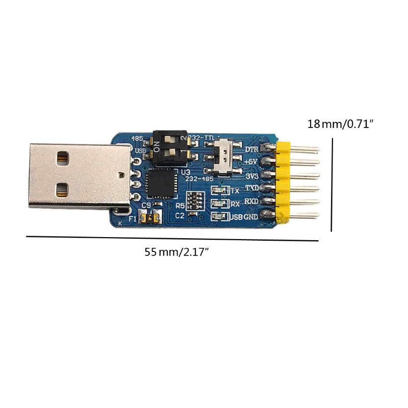 Mô Đun Chuyển Đổi USB Sang TTL 5V 3 3V CP2102 Chuyên Dụng