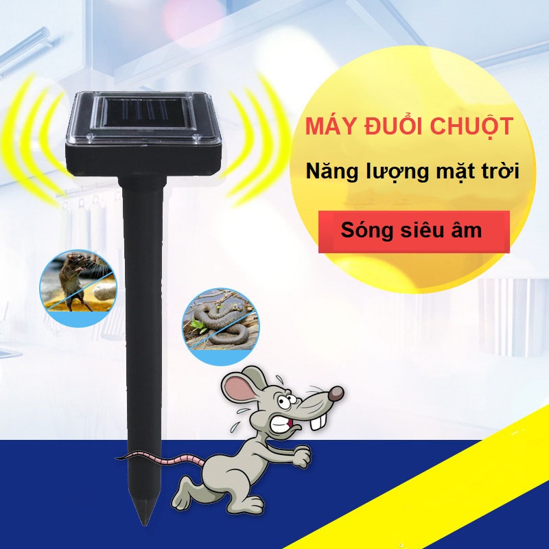 Thiết bị Đuổi Chuột sân vườn bằng sóng âm - Năng Lượng Mặt Trời