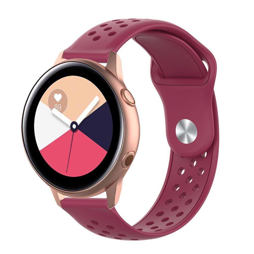 BTLIMER Dây Đeo Thay Thế Chất Liệu Silicon Màu Trơn Cho Samsung Galaxy Watch Active R500