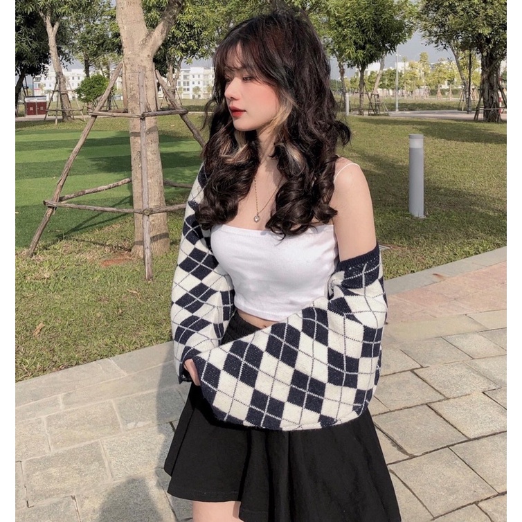 (CÓ SẴN) CARDIGAN LEN ZICZAC CỰC HOT