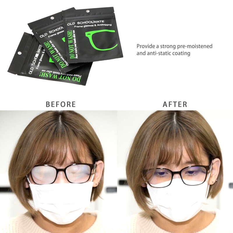 Set 3 Kính Mát Chống Sương Mù Có Thể Tái Sử Dụng