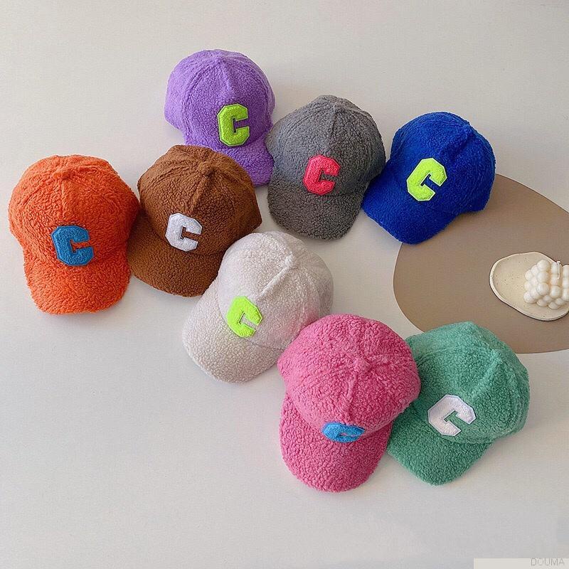 Mũ cotton mềm co giãn giữ ấm mùa đông phong cách Hàn Quốc cho bé gái