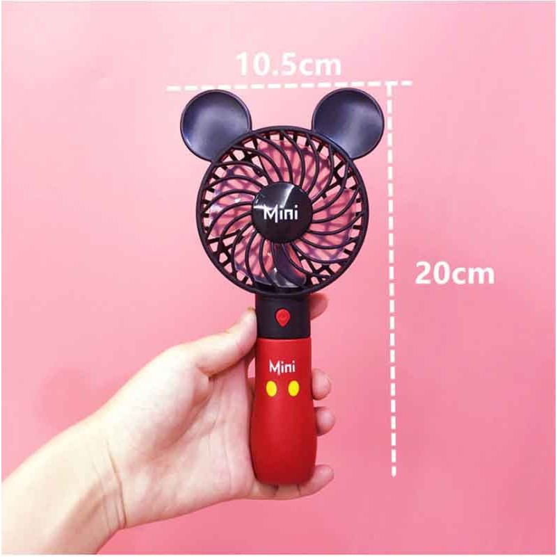 [Mã ELHA22 giảm 5% đơn 300K] Quạt cầm tay mini hình chuột Mickey