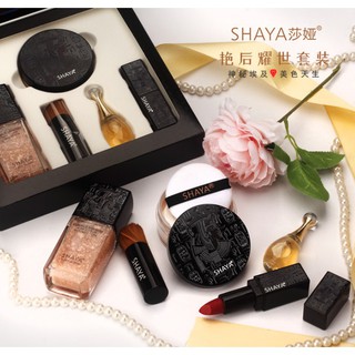 Shaya - set 5 món makeup & nước hoa lucky beauty fragrance box