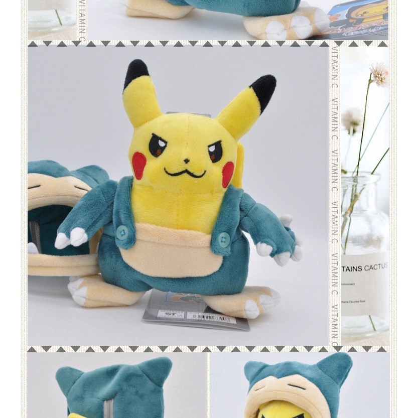 đồ chơi nhồi bông Hình Pikachu 20cm