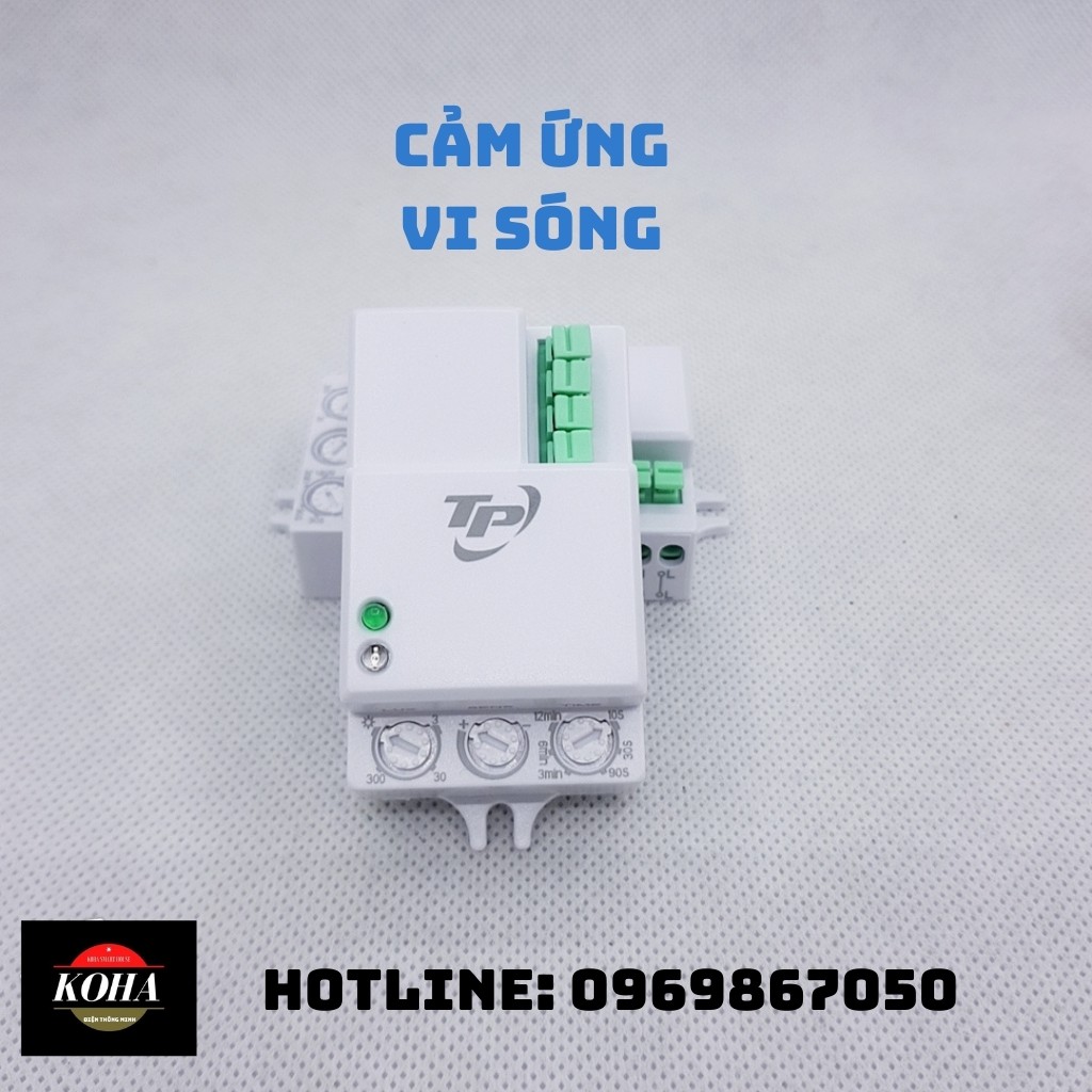 Cảm ứng vi sóng MS01 - Đèn cảm ứng - Công tắc chống trộm KOHA Smart House.