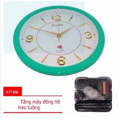 Đồng Hồ Treo Tường Tròn TISSOT (S8)XN 30cm (Nhiều màu) + Tặng Máy đồng hồ treo tường