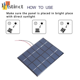 Bảng Pin Năng Lượng Mặt Trời 2w 6v 330ma Cao Cấp