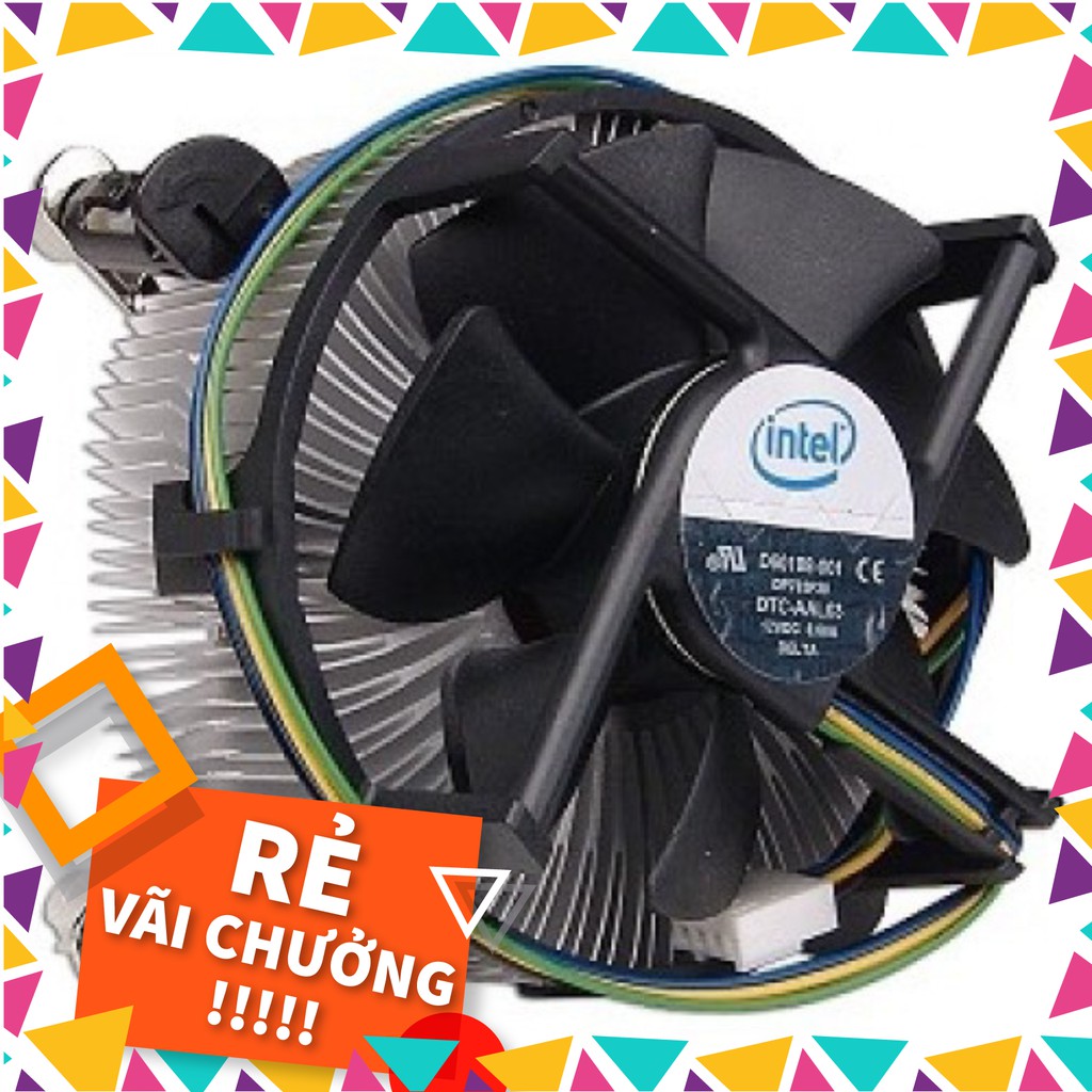 Fan Tản nhiệt CPU Intel Zin Socket 1156, 1155, 1150, 1151 - hàng new Box