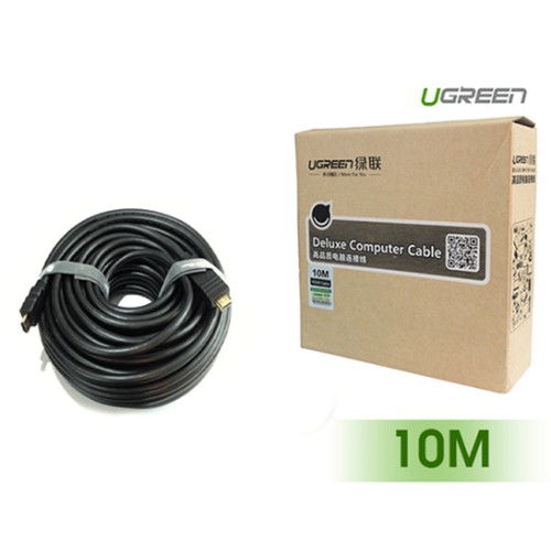 [Mã ELHACE giảm 4% đơn 300K] Dây HDMI 10 Mét Ugreen 10110 - Hàng Chính Hãng BH 18 Tháng