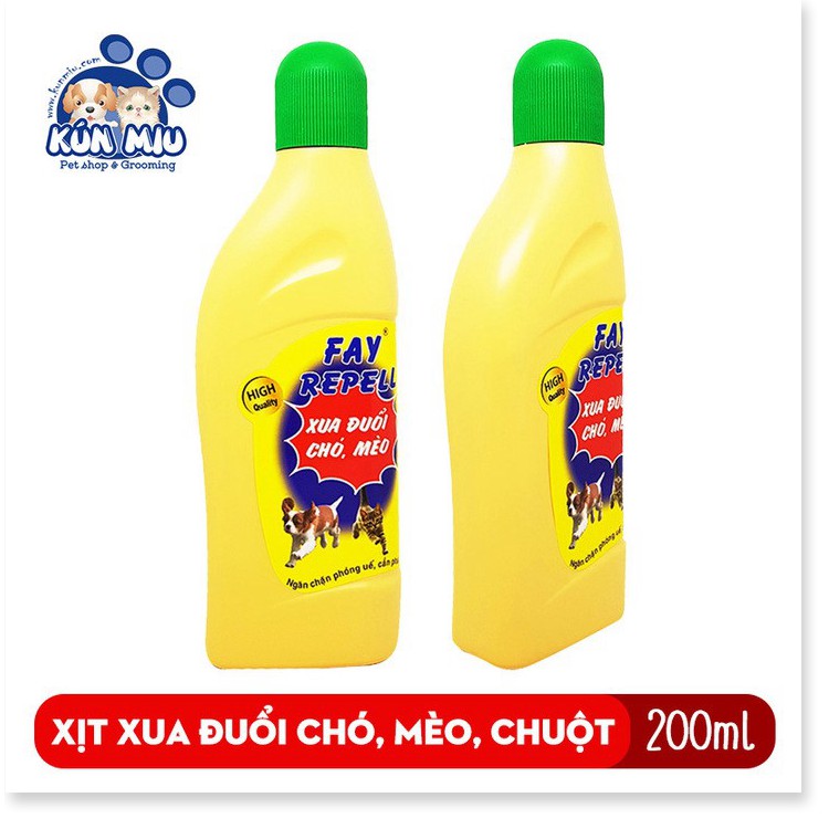 Hanpet.GV- Đuổi chuột xua đuổi chó, mèo đuổi ruồi Xịt Fay Repell ngăn chó phóng uế và cắn phá đồ đạc