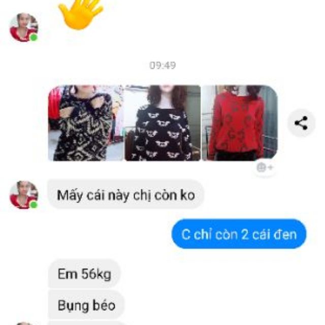 Combo 2 áo len qc