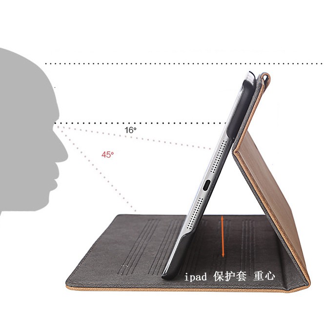 Bao da máy tính bảng bảo vệ cho iPad Air Mini 1/2/3/4 2018 New iPad 9.7 / Pro 10.5 Inch | BigBuy360 - bigbuy360.vn