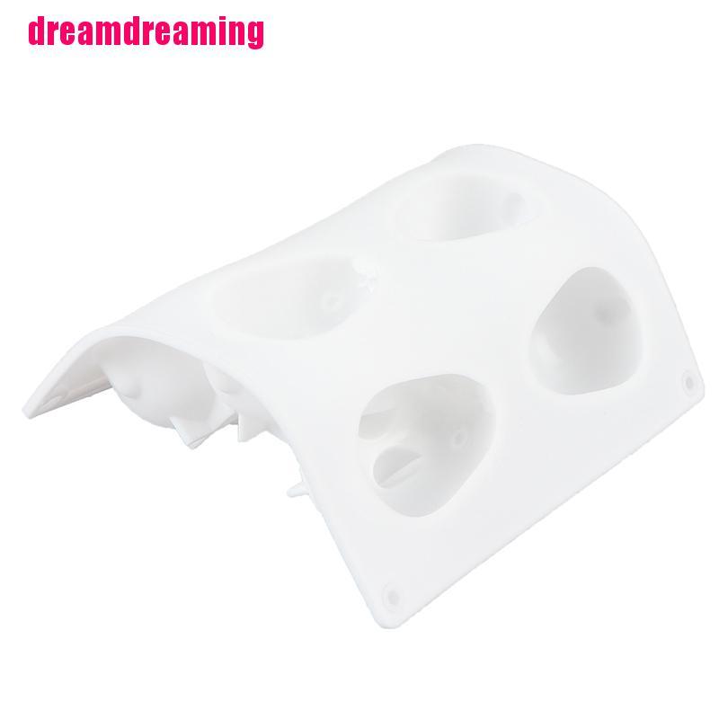 Khuôn Silicone Làm Kem / Kem 6 Ngăn Tạo Hình Thỏ 3D Đẹp Mắt