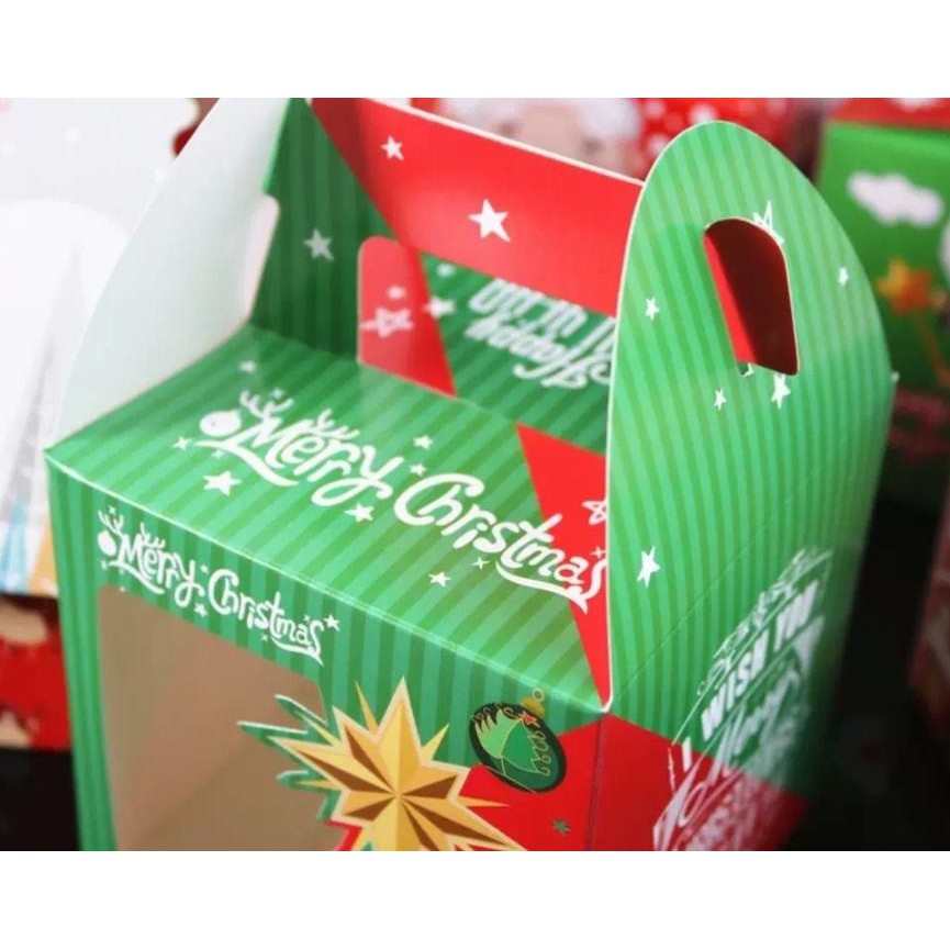 [10 cái] Vỏ Hộp Quà Noel mix mẫu ngẫu nhiên (Đồ Dùng Dạy Học Miki)