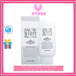 Kem Tắm Trắng Secret Key Snow White Milky Pack