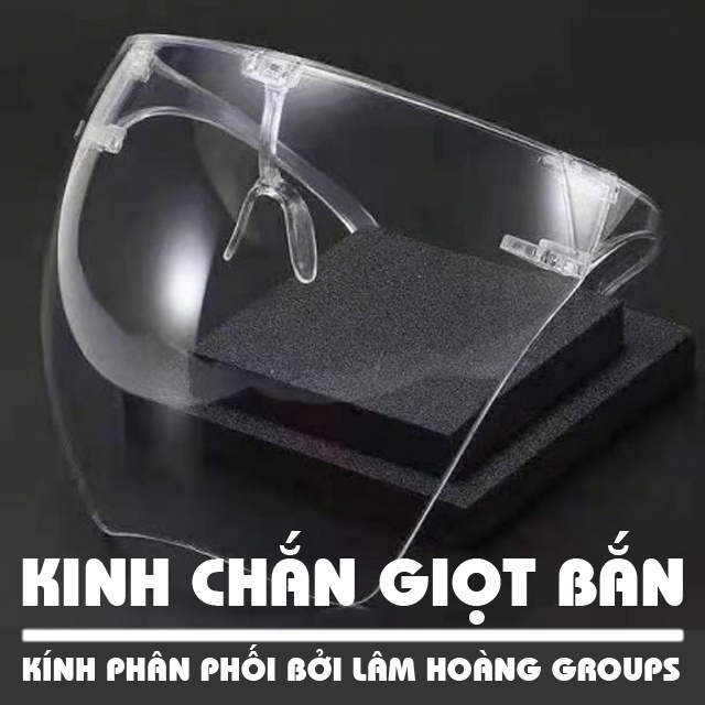 Kính Chống Giọt Bắn | Kính Chắn Giọt Bắn Face Shield Giúp Che Trong Suốt  Chống Dịch Bênh Chống Bụi Bảo Vệ Sức Khoẻ