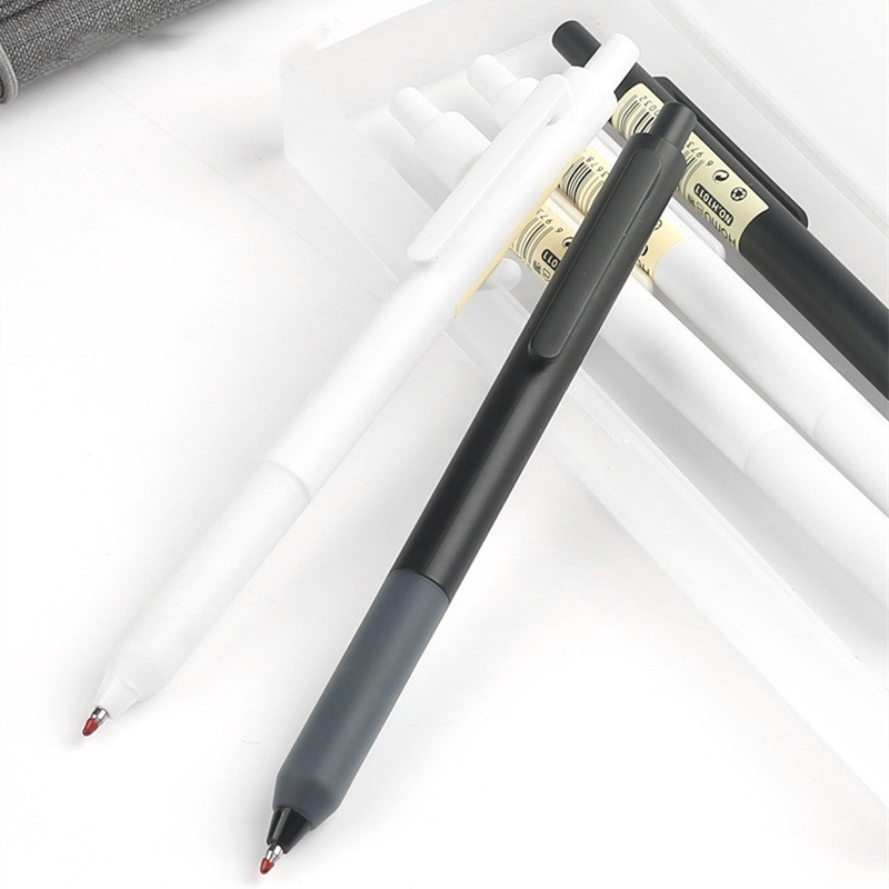 Bút Mực Gel Đen Ngòi 0.5MM Có Thể Thu Gọn Tiện Dụng Cho Học Sinh/Văn Phòng