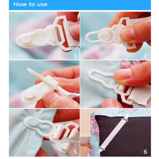 Set 4 miếng kẹp giữ ra trải giường