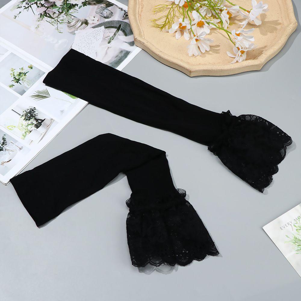 SUYO Găng Tay Ren Hở Ngón Co Giãn Làm Mát Cho Nữ