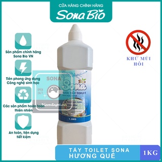 Tẩy rửa bồn cầu hương quế - mùi hương dễ chịu ngăn ngừa vi khuẩn 1kg tẩy siêu sạch, SONA-BIO