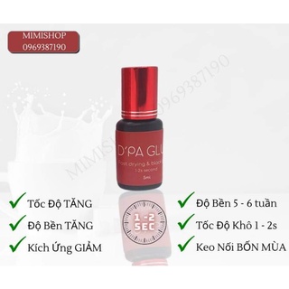 KEO NỐI MI HÀN QUỐC FAST DRYING SIÊU BỀN[GIẢM NGAY 10%]