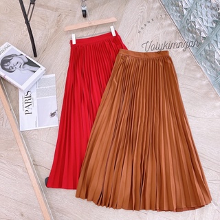 Chân Váy Dập Li Dài