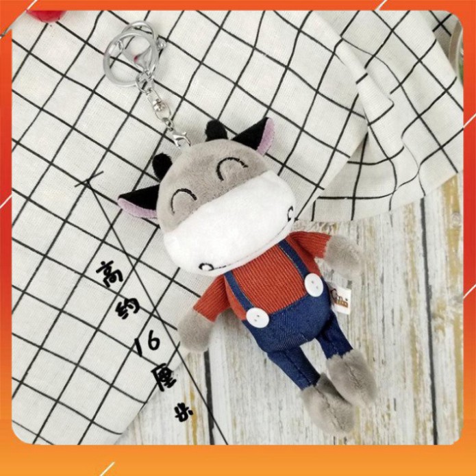 yl ( hotttt ) ( ) Móc khóa Bò sữa nhồi bông cute chiếc đẹp PK57 ( ảnh thật ) ( ảnh thật ) ngoclan