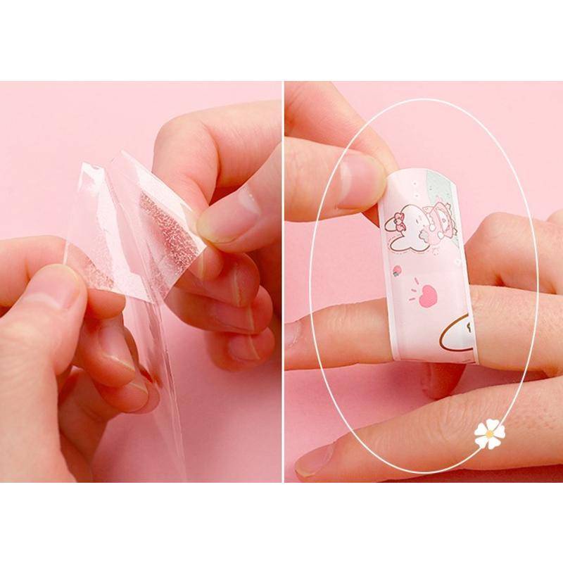 Set 12 Băng Dán Vết Thương Thoáng Khí Chống Thấm Nước Họa Tiết Hoạt Hình Cho Bé