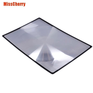 Kính Lúp PVC Phẳng Đọc Sách X3 A5